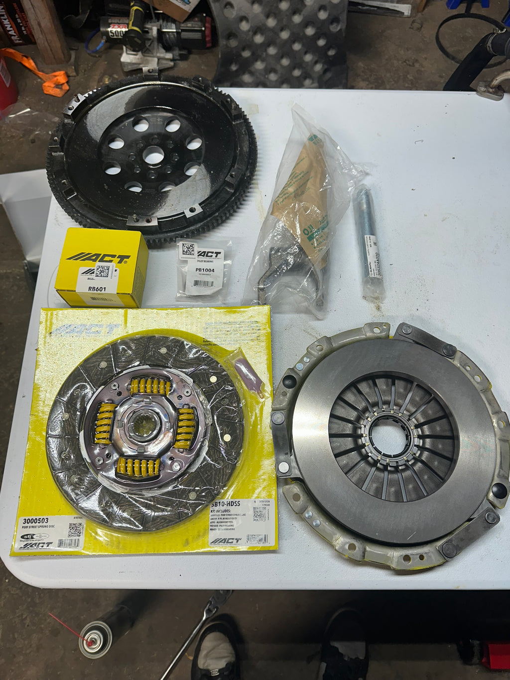 04-21 Subaru sti act clutch upgrade + install