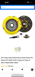 04-21 Subaru sti act clutch upgrade + install